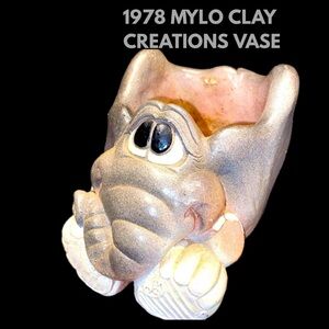 1978 MYLO Clay Creations Elephant Plantet